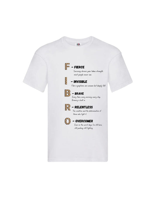 Fibromyalgia Awareness - Stirikng Print Tshirt