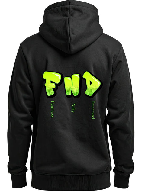 F N D - Fearless . Nifty. Determined