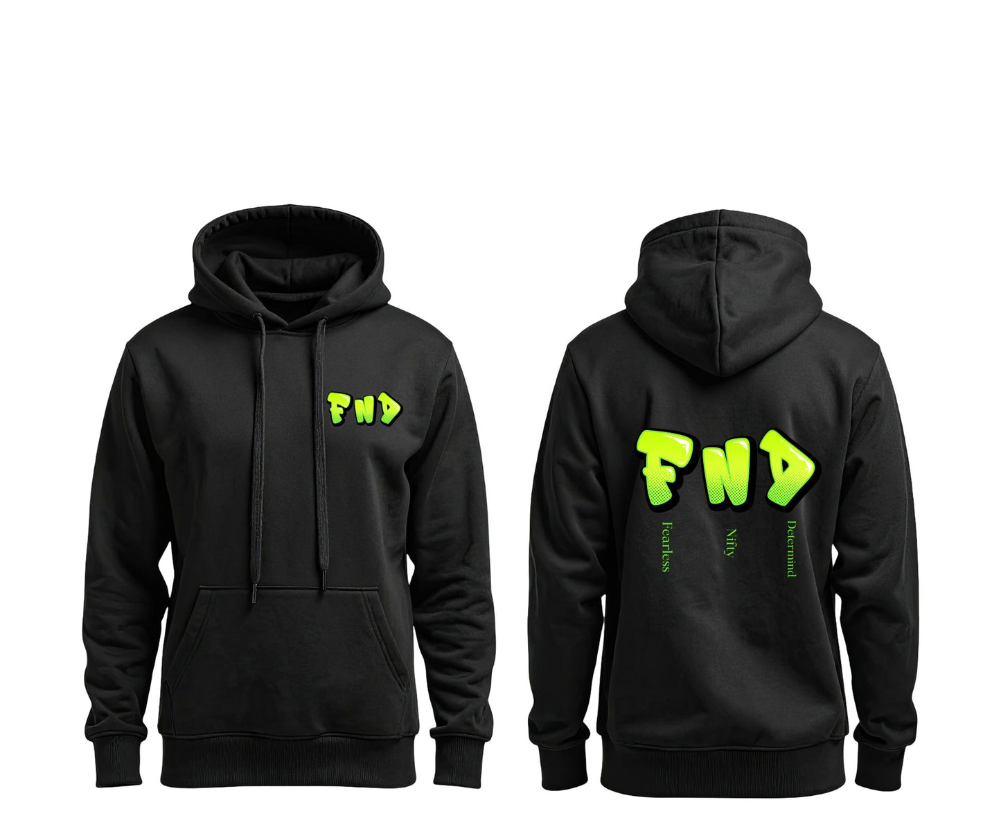 F N D - Fearless . Nifty. Determined