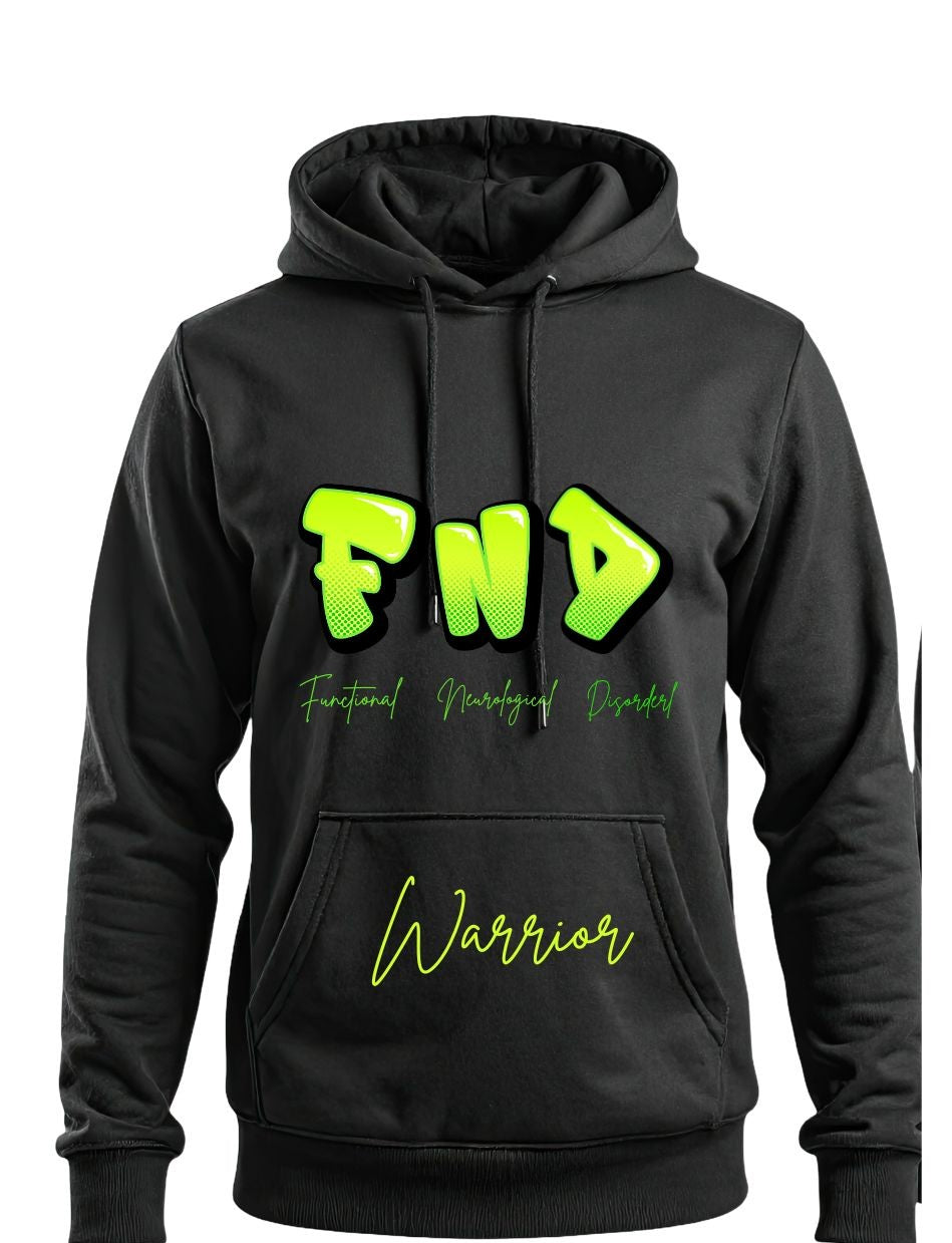FND Warrior Hoddie - Green Graffiti