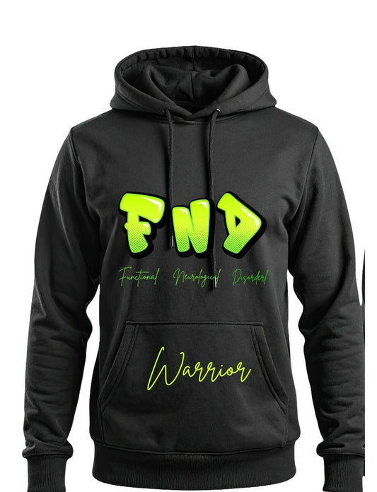 FND Warrior Hoddie - Green Graffiti Style