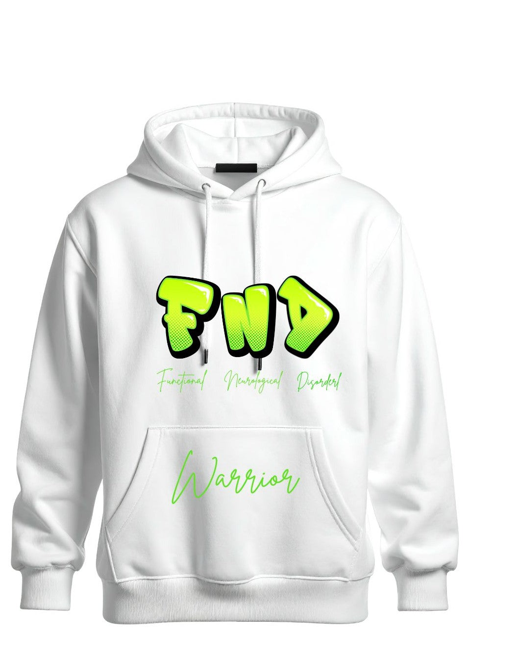 FND Warrior Hoddie - Green Graffiti